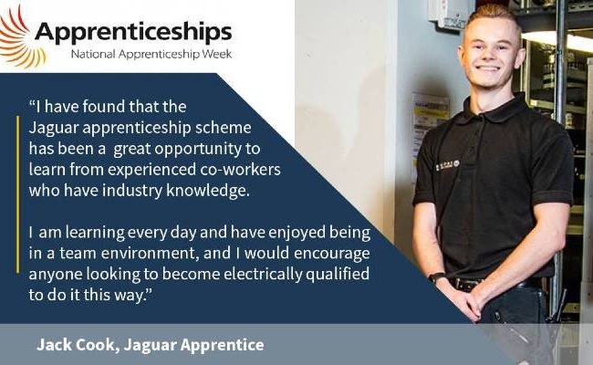 Jaguar embraces National Appenticeship Week