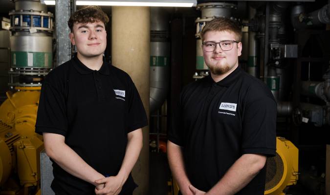 Jaguar Apprentice’s create new workshop at Lloyd’s of London