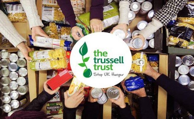 We are continuing our support to The Trussell Trust