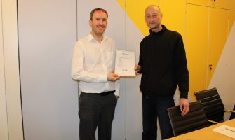Stuart Colvin has just issued our 500th certificate!