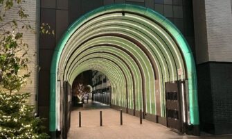 Archway Lighting Project Completed at Rathbone Square