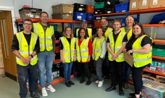 Lloyd’s CRE Team Volunteer at Bow Foodbank
