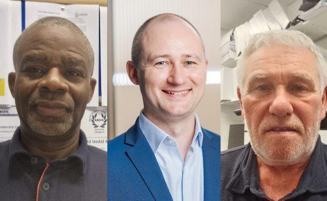 Abdullia, Mark and Michael are celebrating 15 years at Jaguar!