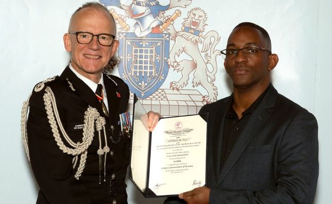 Ian Bailey Awarded by the Metropolitan Police