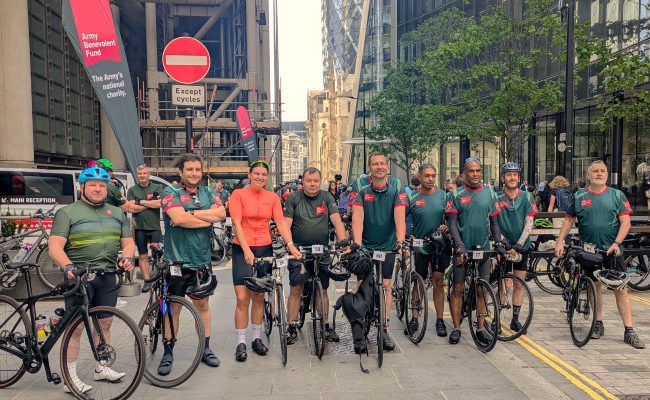 Jaguar cycle with Lloyd’s to Whitstable