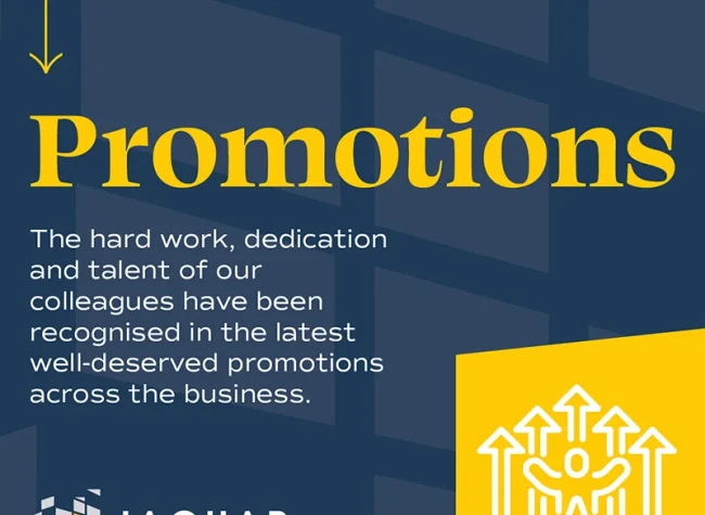 Jaguar Celebrates Promotions Across the Business